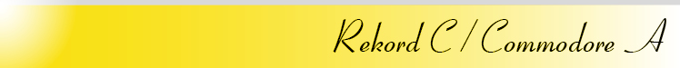 Rekord C / Commodore A	