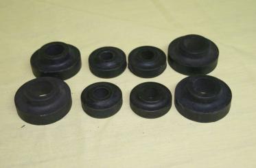 Satz Dämpfungsringe Vorderachskörper an Rahmen 