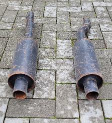 Paar Endschalldämpfer K.A.D.-A V8 