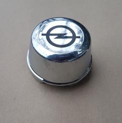 Nabenkappe für Ronal Felgen chrom 70mm Nabenloch Opel-Emblem chrom Hintergrund 