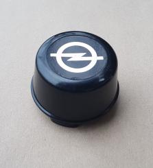 Nabenkappe für Ronal Felgen schwarz 70mm Nabenloch Opel-Emblem schwarzer Hintergrund 