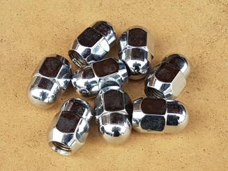 Radmutter Kegelbund verchromt 